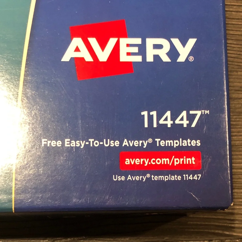 Avery 8 Tab Print & Apply Clear Label Dividers